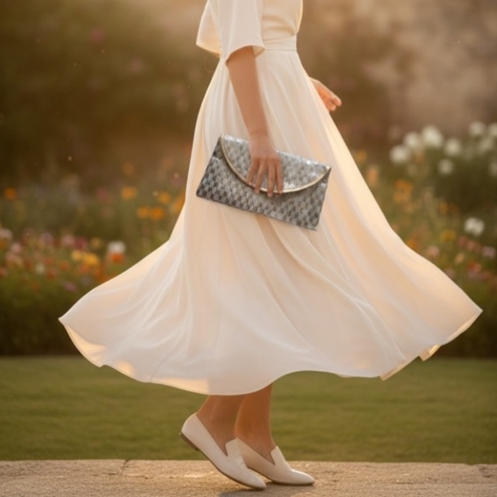 Creme De La Creme Ultimate Gold Classy Clutch